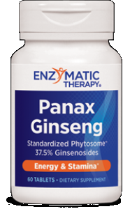 Panax Ginseng (60 tabs) Enzymatic Therapy